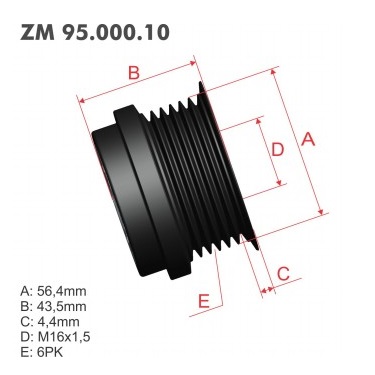 Polea Zm POL-9500010