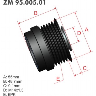 Polea Zm POL-9500501