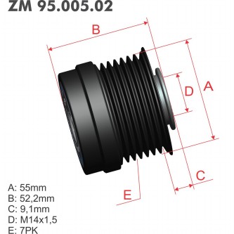 Polea Zm POL-9500502