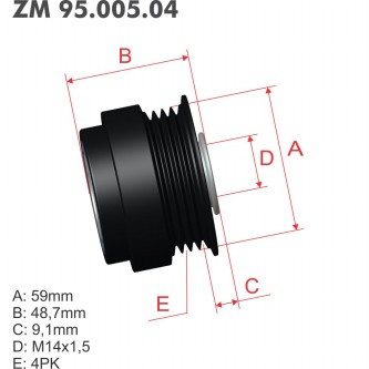 Polea Zm POL-9500504