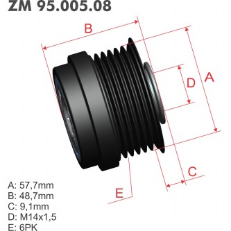 Polea Zm POL-9500508