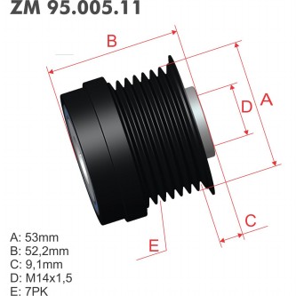 Polea Zm POL-9500511