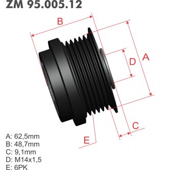 Polea Zm POL-9500512