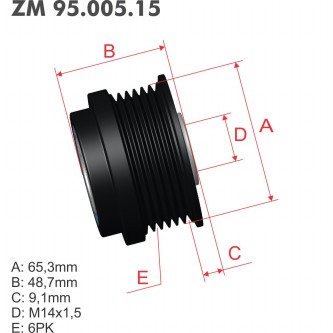 Polea Zm POL-9500515