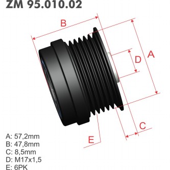 Polea Zm POL-9501002