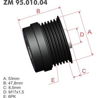 Polea Zm POL-9501004