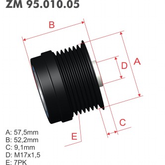 Polea Zm POL-9501005