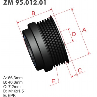 Polea Zm POL-9501201