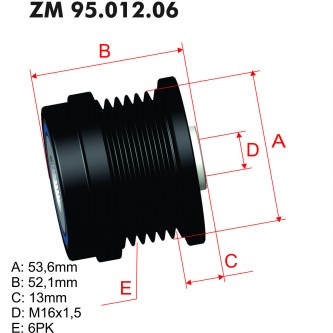 Polea Zm POL-9501206