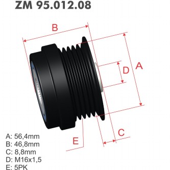 Polea Zm POL-9501208