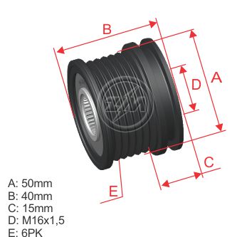 Polea Zm POL-9600003