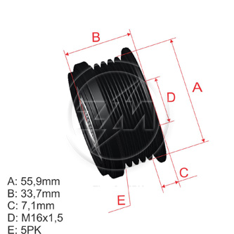 Polea Zm POL-9600013