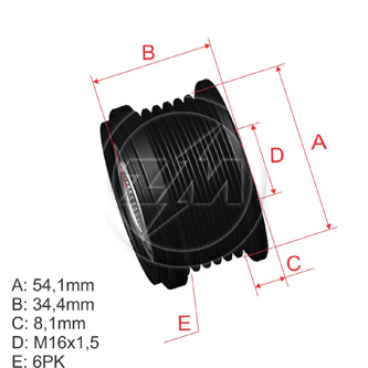 Polea Zm POL-9600034