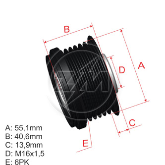 Polea Zm POL-9600035