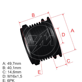 Polea Zm POL-9600037