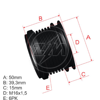 Polea Zm POL-9600041