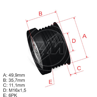 Polea Zm POL-9600043