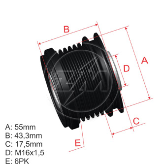 Polea Zm POL-9600045