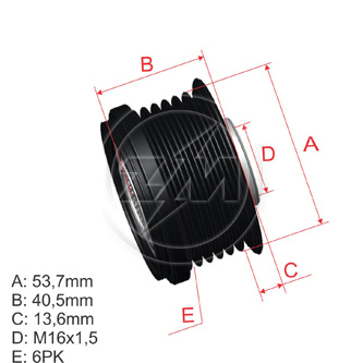 Polea Zm POL-9600302