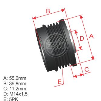 Polea Zm POL-9600505