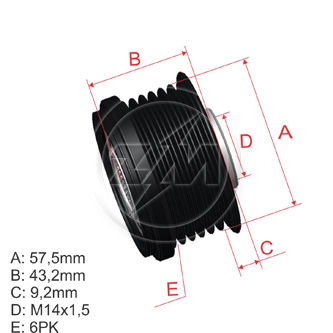 Polea Zm POL-9600509