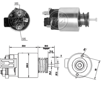 Solenoide Zm SOL-ZM1261