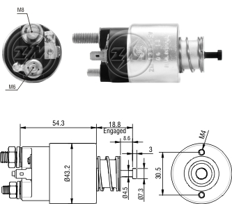 Solenoide Zm SOL-ZM1391