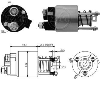 Solenoide Zm SOL-ZM1397