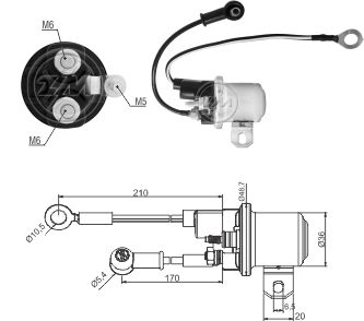 Solenoide Zm SOL-ZM1428