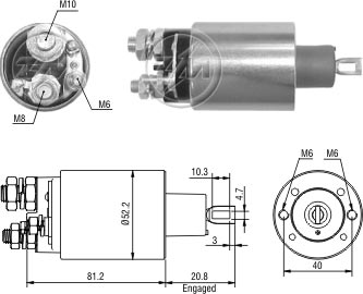 Solenoide Zm SOL-ZM1484