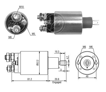 Solenoide Zm SOL-ZM1485