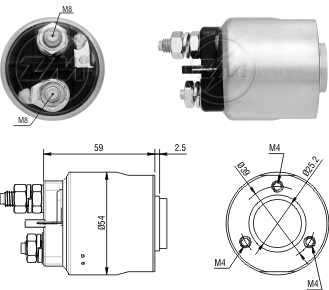 Solenoide Zm SOL-ZM1493