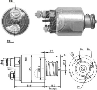 Solenoide Zm SOL-ZM1495