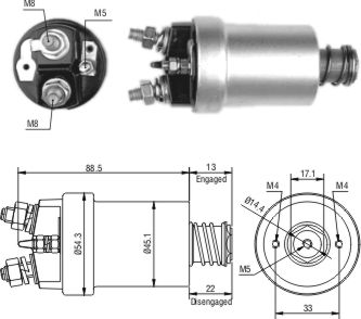 Solenoide Zm SOL-ZM1561