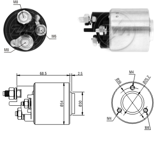 Solenoide Zm SOL-ZM1590