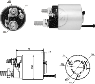 Solenoide Zm SOL-ZM1591