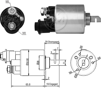 Solenoide Zm SOL-ZM1608