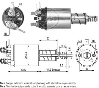 Solenoide Zm SOL-ZM1613