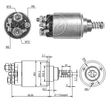 Solenoide Zm SOL-ZM1639