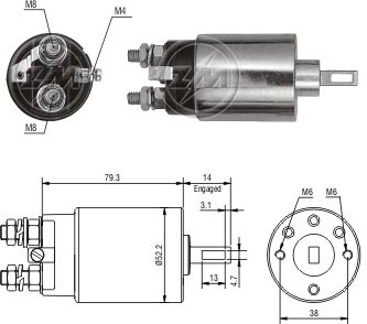 Solenoide Zm SOL-ZM1689