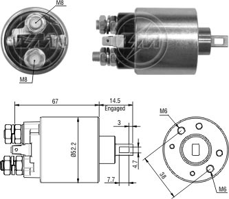 Solenoide Zm SOL-ZM1716