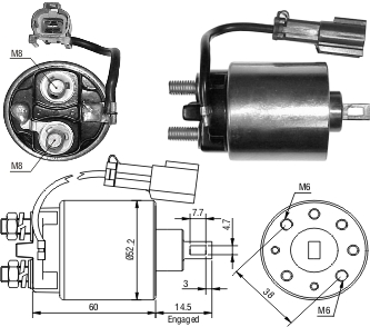 Solenoide Zm SOL-ZM1717