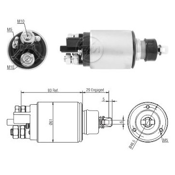 Solenoide Zm SOL-ZM1825