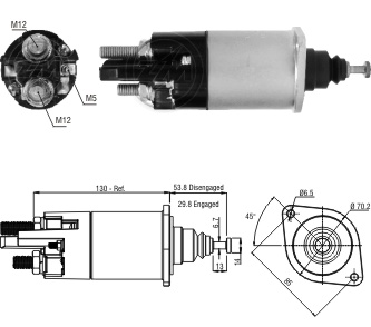 Solenoide Zm SOL-ZM1840