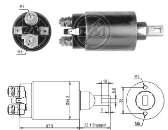 Solenoide Zm SOL-ZM1891