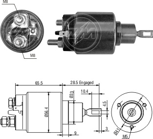 Solenoide Zm SOL-ZM1976