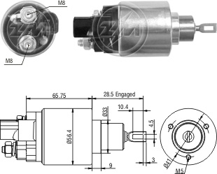 Solenoide Zm SOL-ZM1978