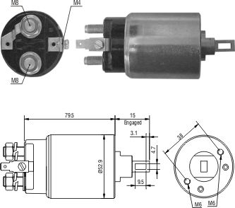 Solenoide Zm SOL-ZM1981