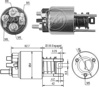 Solenoide Zm SOL-ZM2395