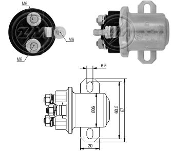 Solenoide Zm SOL-ZM2407